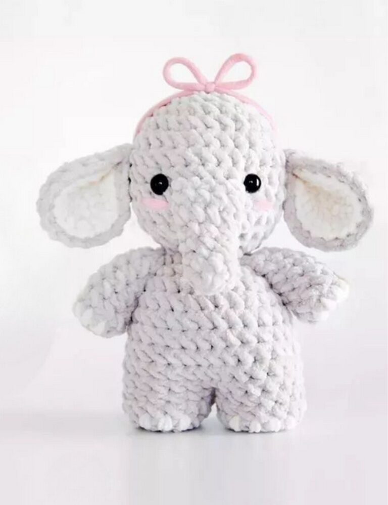 Crochet Baby Elephant Free Pattern