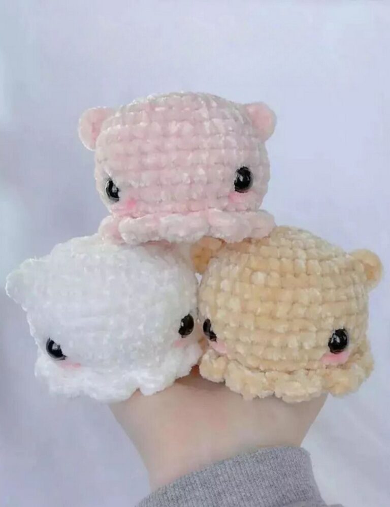 How to Crochet Chubby Cuttlefish Amigurumi For Kids