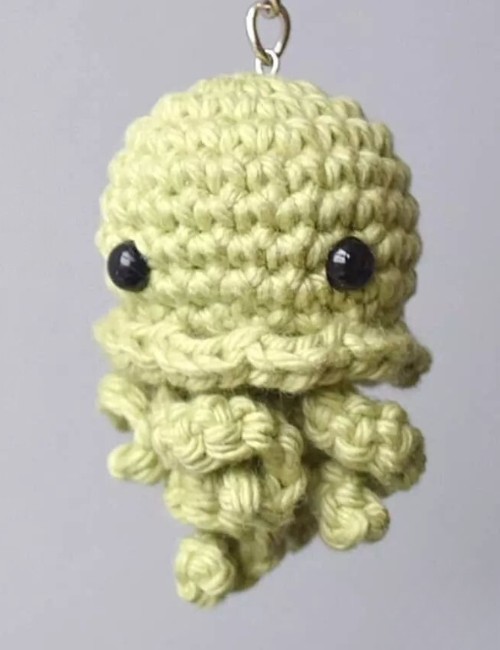 Crochet Jellyfish Keychain Pattern