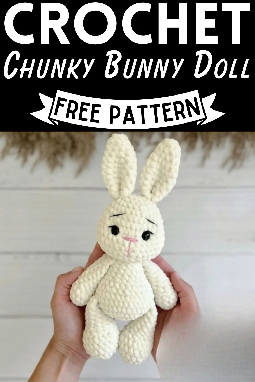 Free Crochet Chunky Bunny Doll Pattern
