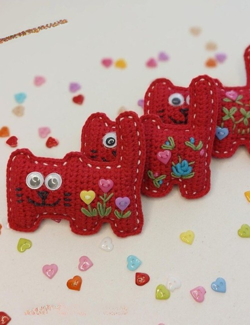 Free Crochet Garden Cats Patterns