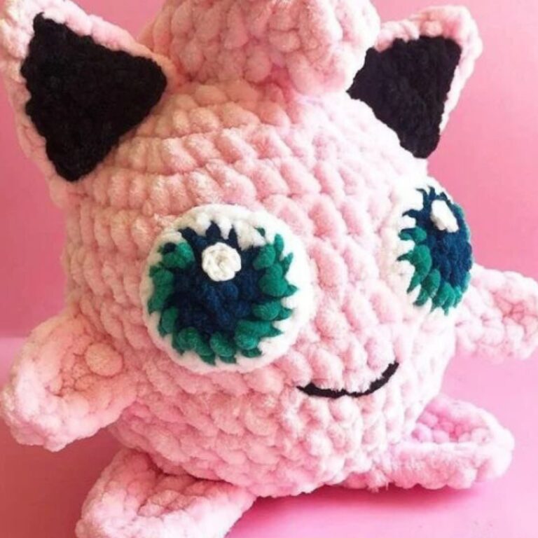 Free Crochet Jigglypuff Amigurumi Pattern (Realistic & Chunky)