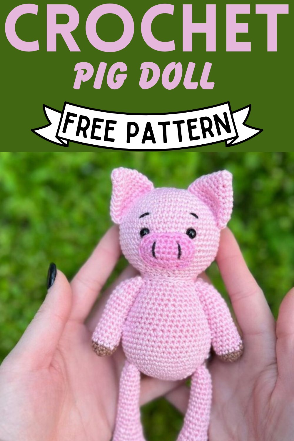 How To Crochet Pig Doll