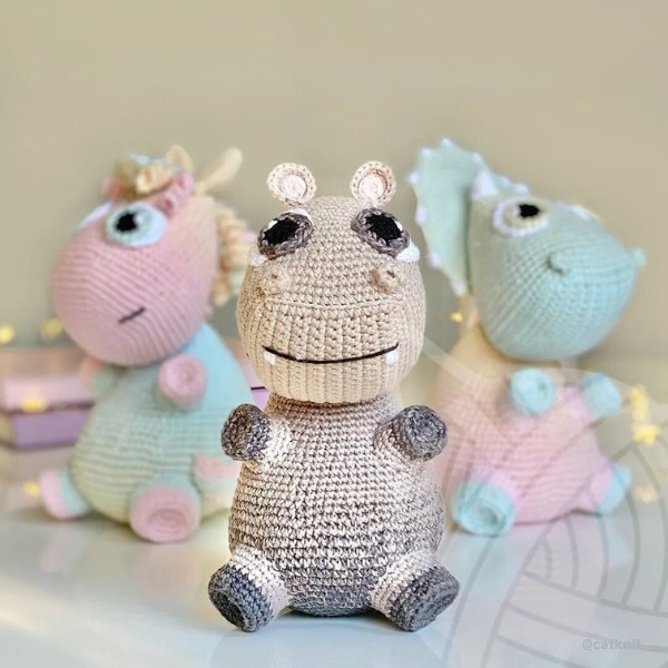 Crochet Baby Hippo Free Pattern