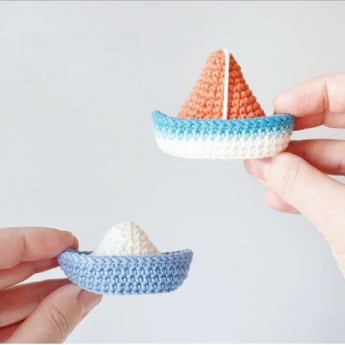 Crochet Boat And Sailboat Amigurumi Pattern