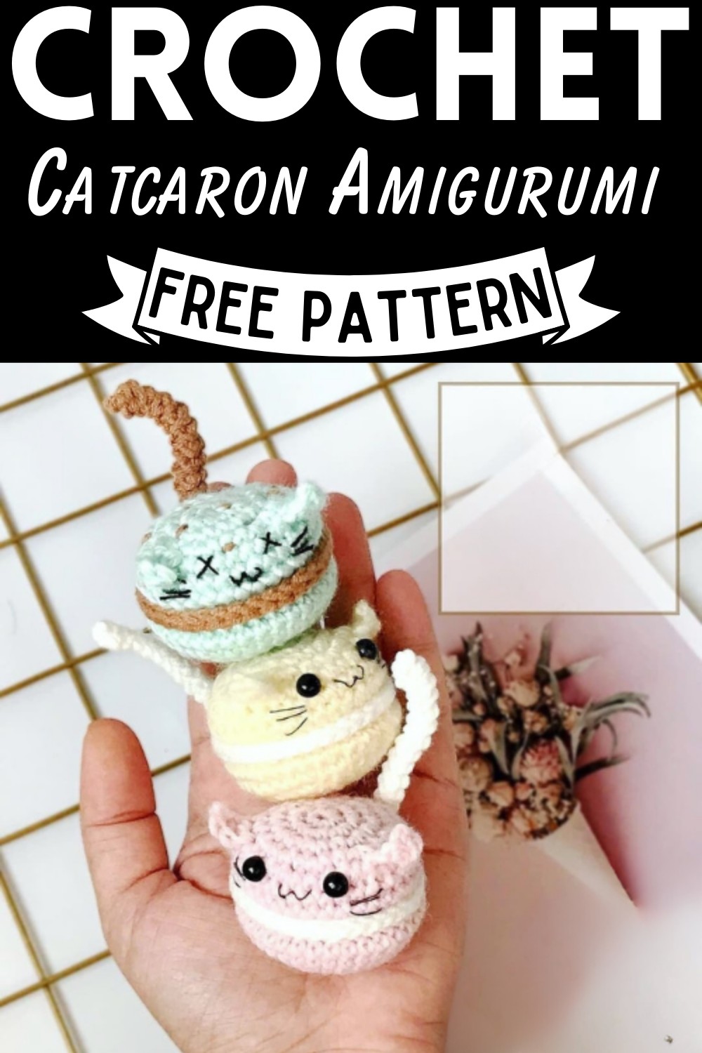 Crochet Catcaron Amigurumi Pattern Free