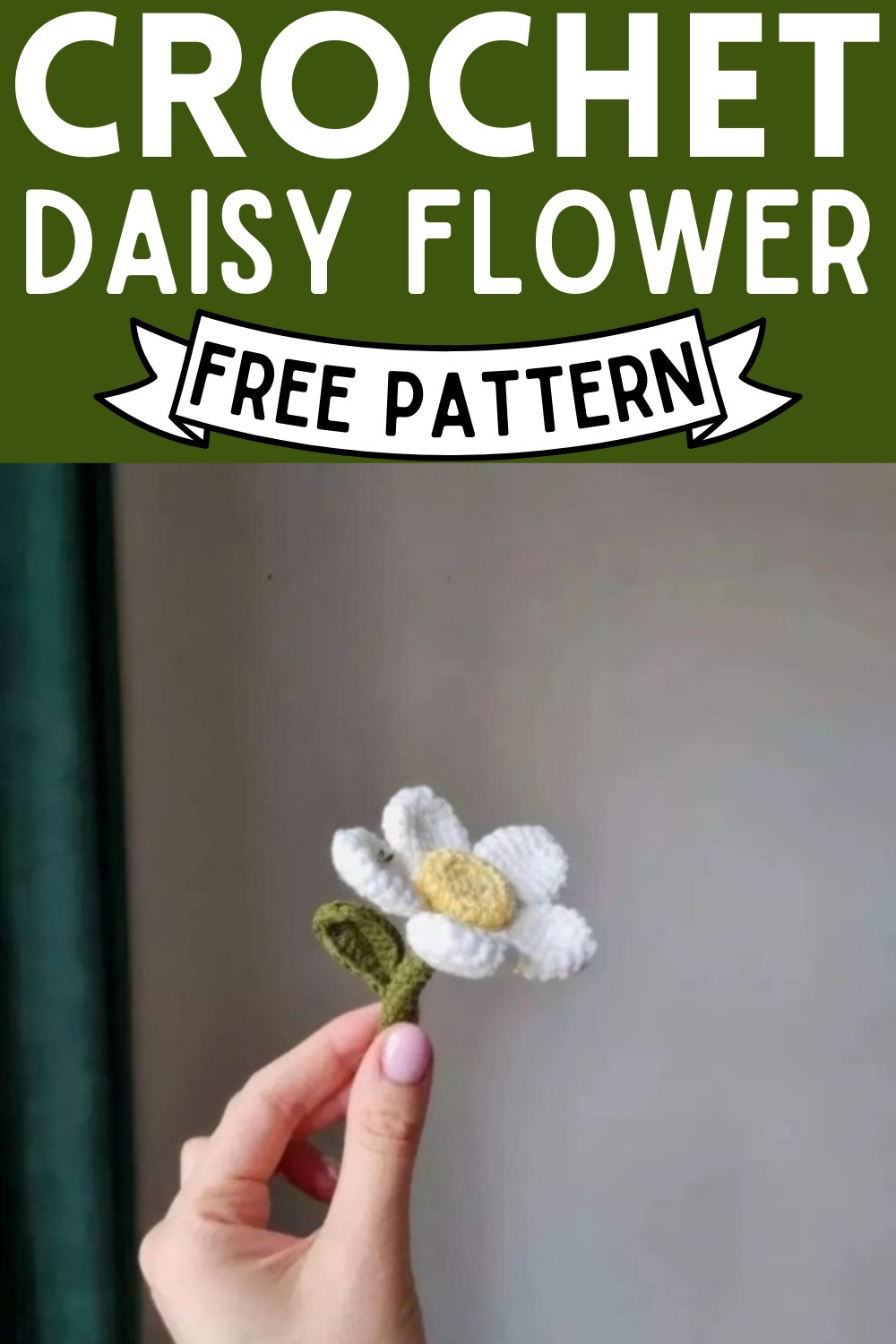 Crochet Daisy Flower Free Pattern