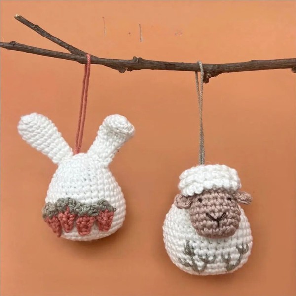Crochet Easter Eggs And Sheep Pattern