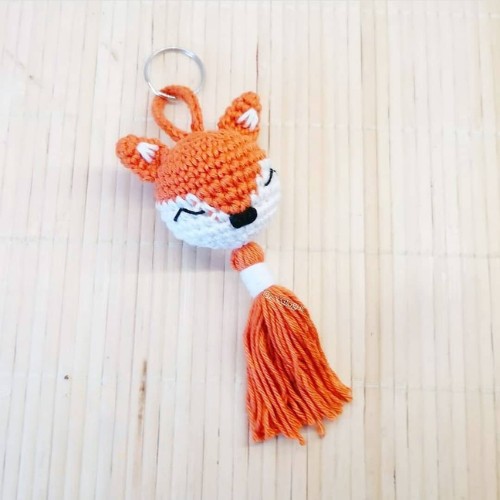Crochet Fox Keychain Pattern