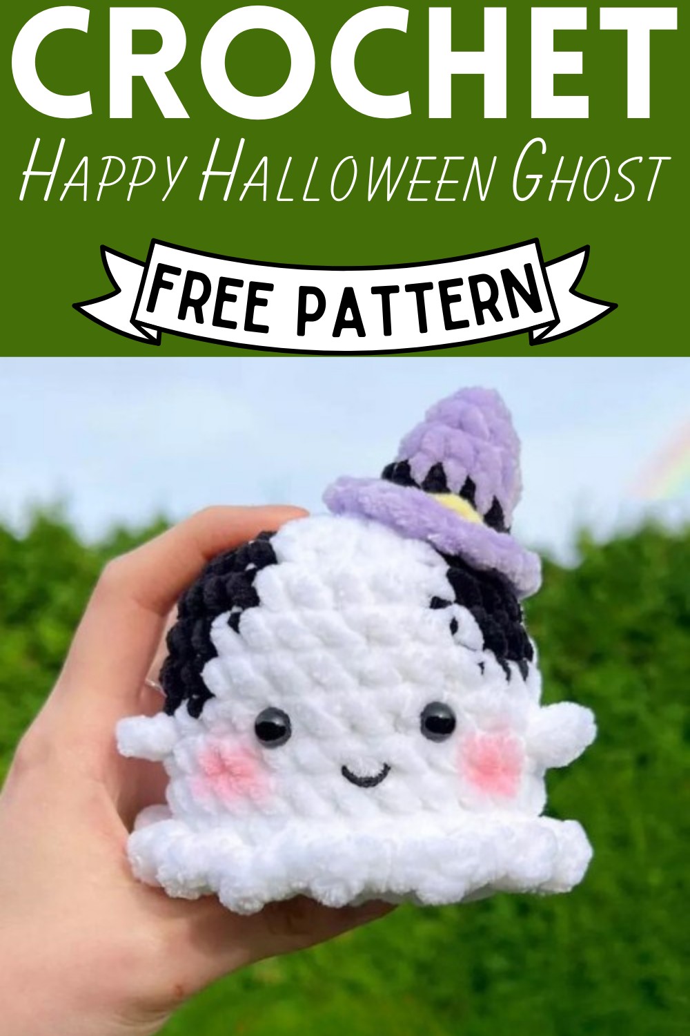 Crochet Happy Halloween Ghost Pattern