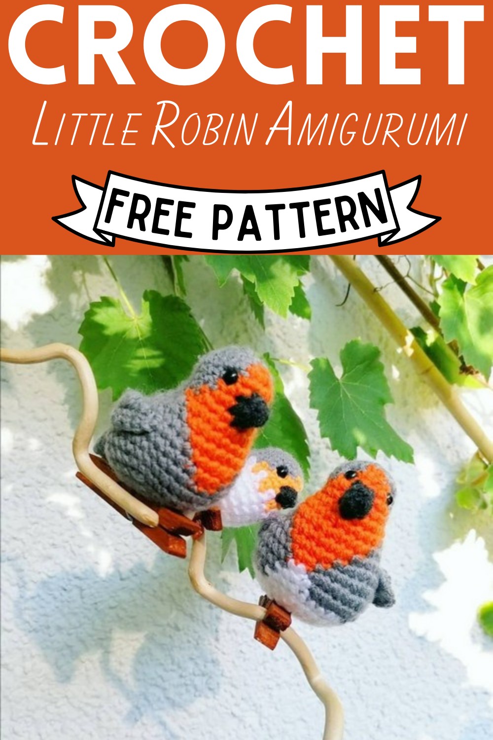 Crochet Little Robin Amigurumi Pattern Free