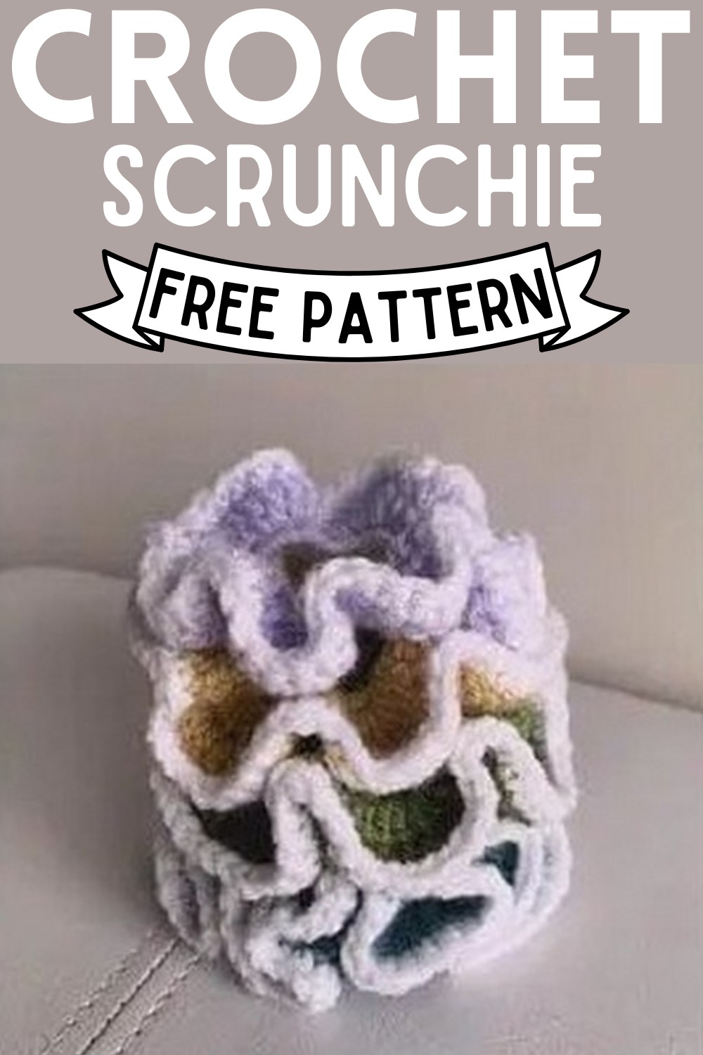 Crochet Scrunchie Pattern