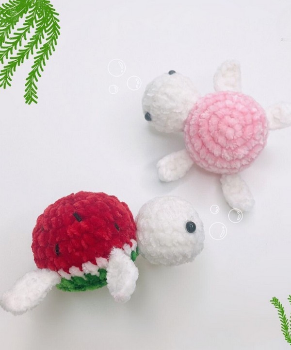 Crochet Turtle Amigurumi Pattern