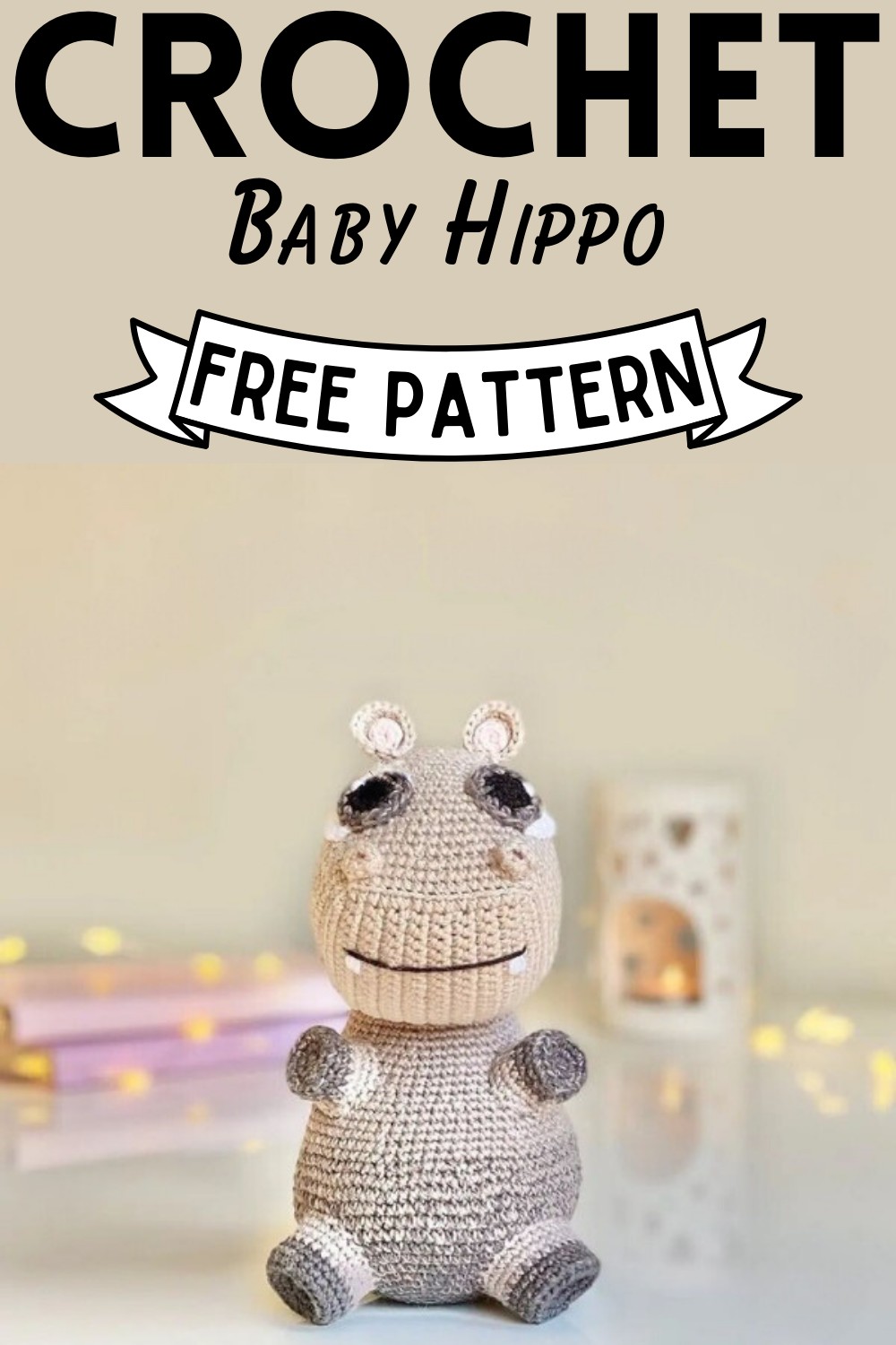 Free Crochet Baby Hippo Pattern