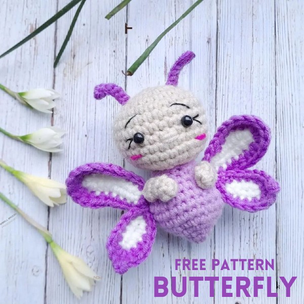 Free Crochet Butterfly Pattern