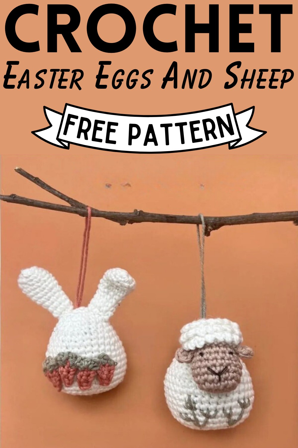 Free Crochet Easter Eggs And Sheep Pattern