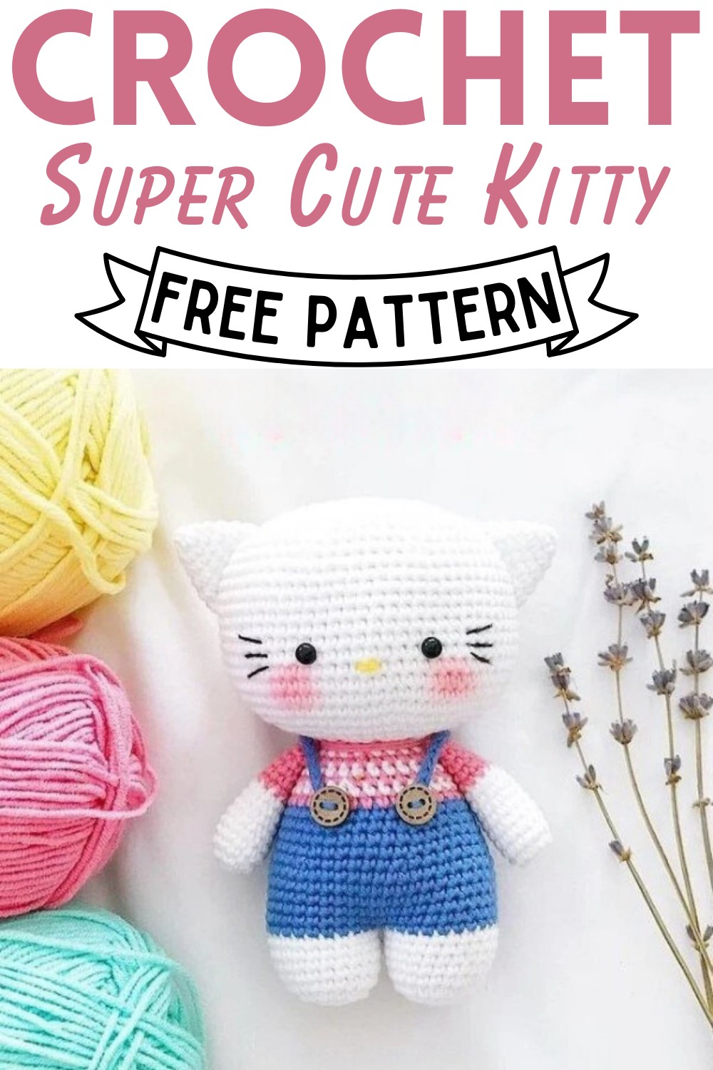 Super Cute Crochet Kitty Pattern