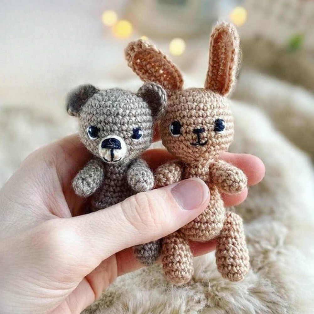 Crochet Bear And Bunny Amigurumi Pattern Free