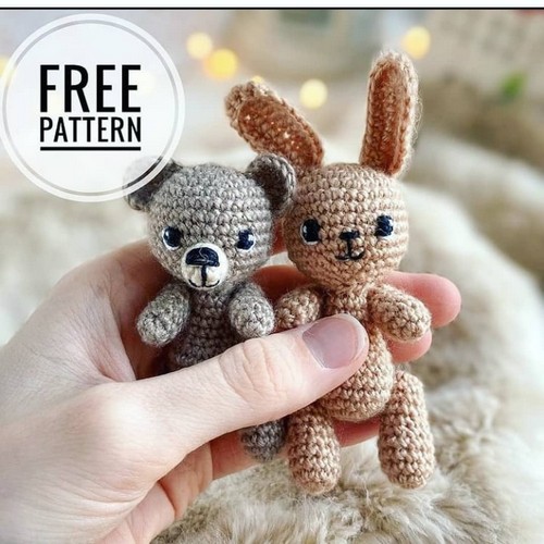 Crochet Bear And Bunny Amigurumi Pattern