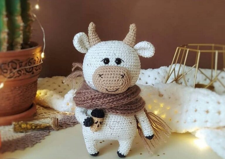Crochet Bull Amigurumi Pattern
