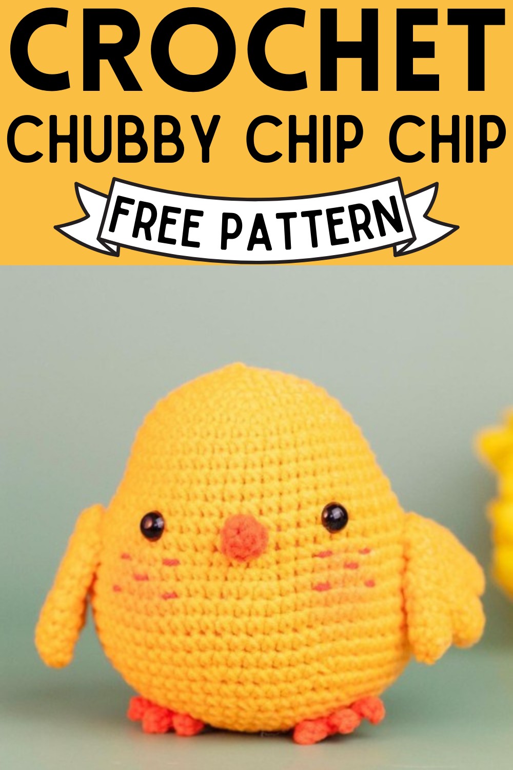 Crochet Chubby Chip Chip Amigurumi Pattern Free