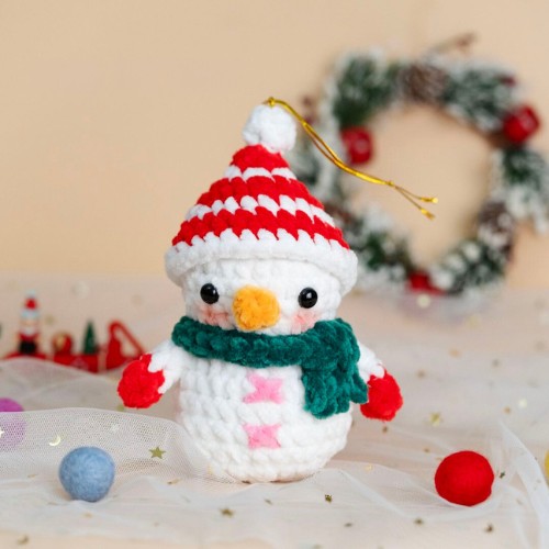 Crochet Snowman Amigurumi Pattern
