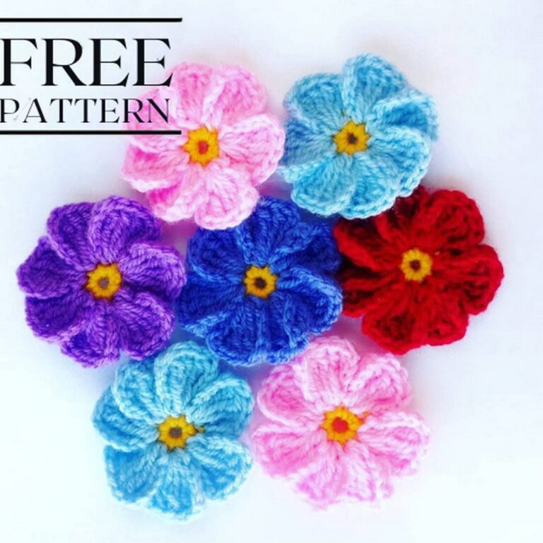 Crochet Flower Pattern Free For Beginners