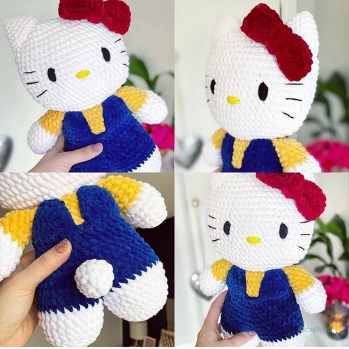 Crochet Hello Kitty Amigurumi Pattern Free