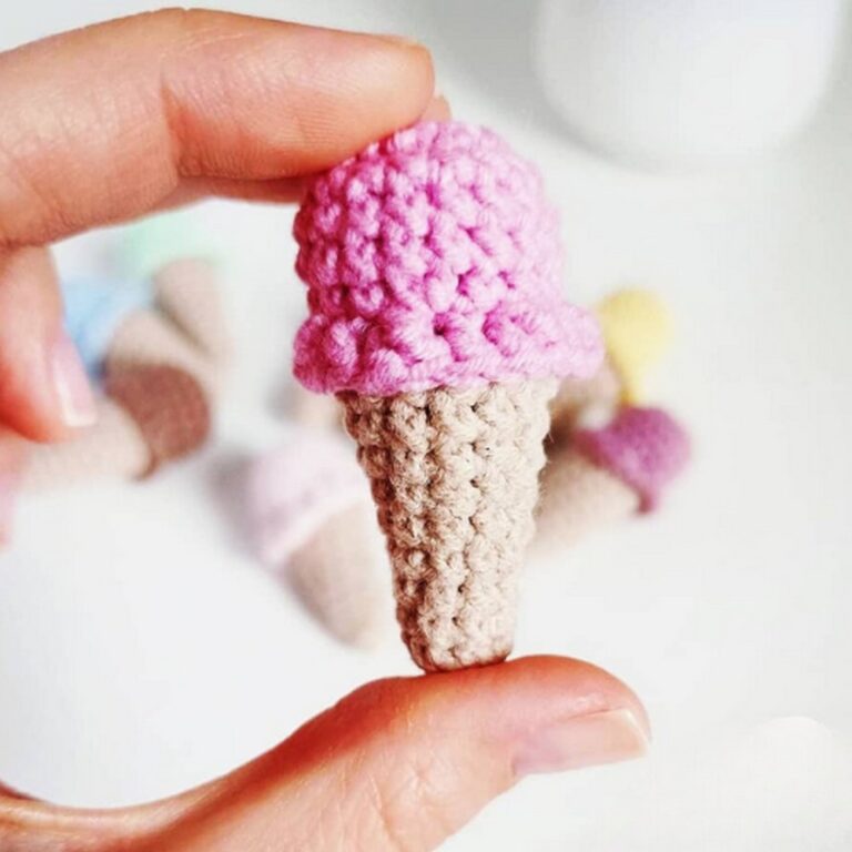 Crochet Ice Cream Amigurumi Pattern
