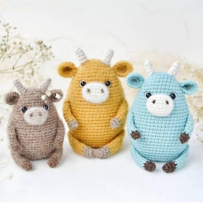 Crochet Little Cow Amigurumi Pattern Free