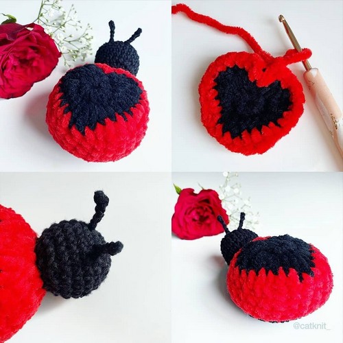 Crochet Love Bug Amigurumi Pattern Free