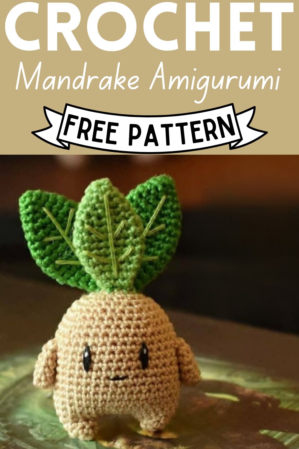 Crochet Mandrake Amigurumi Pattern