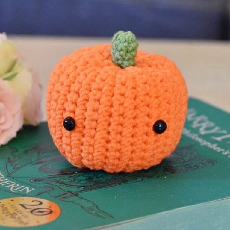 Crochet Mini Pumpkin Amigurumi Pattern For Halloween Season