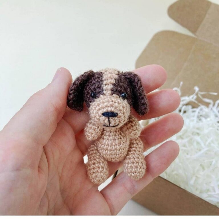 Crochet Puppy Dog Amigurumi Pattern For Animal Lovers