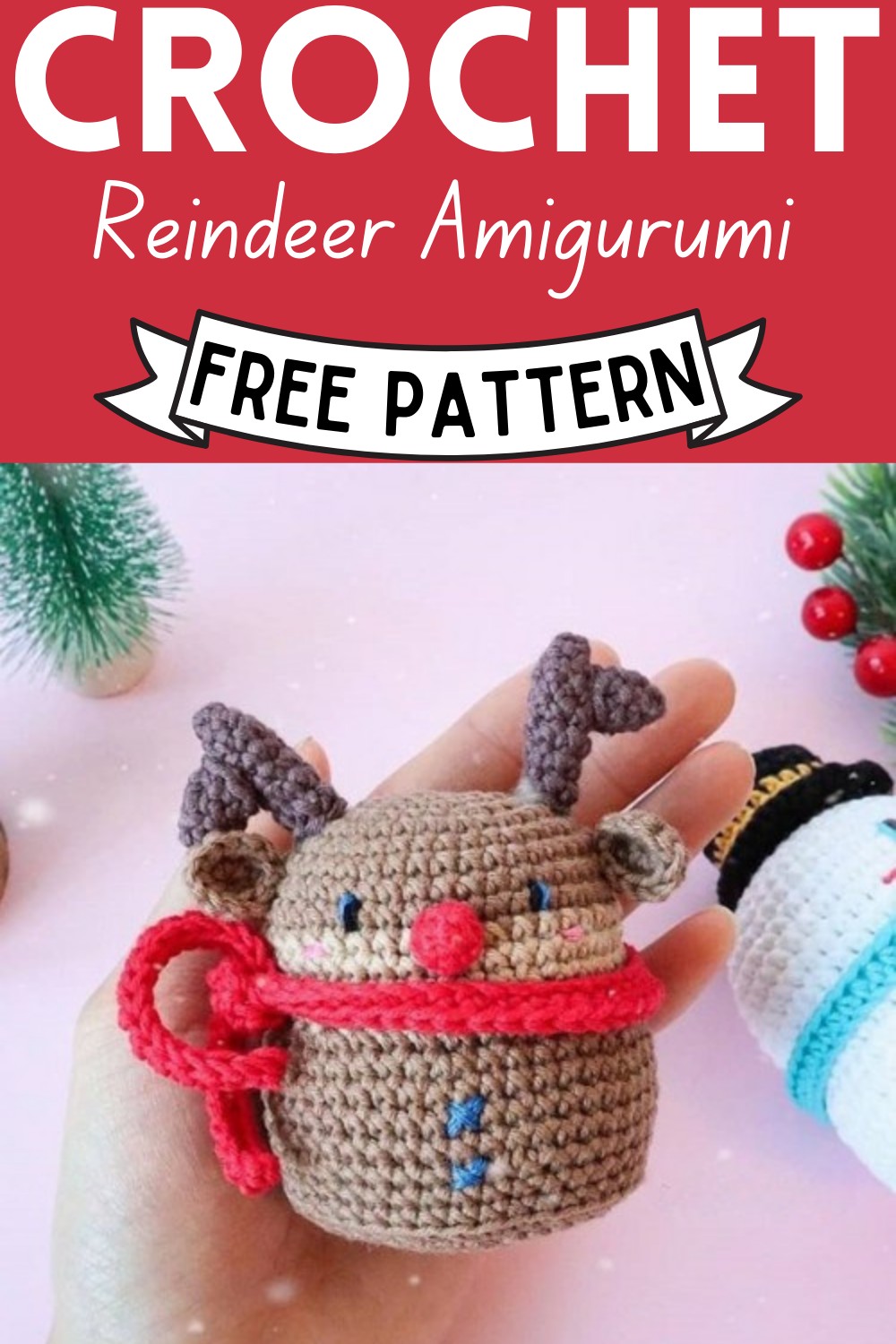 Crochet Reindeer Amigurumi Pattern