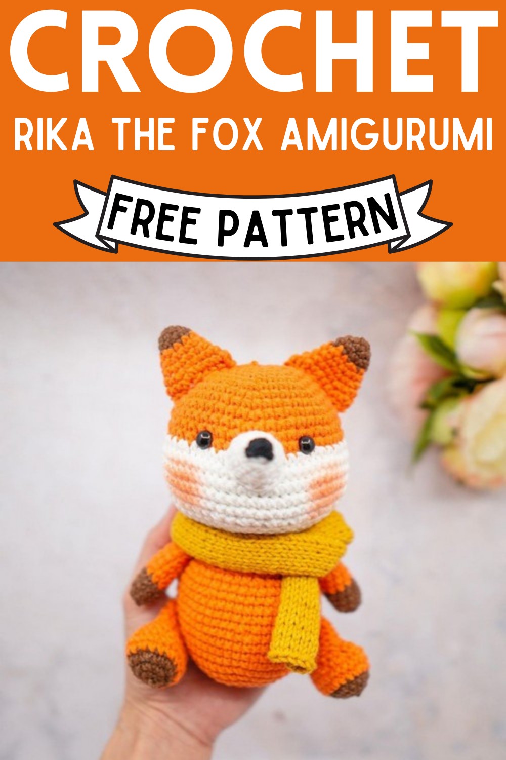 Crochet Rika The Fox Amigurumi Pattern