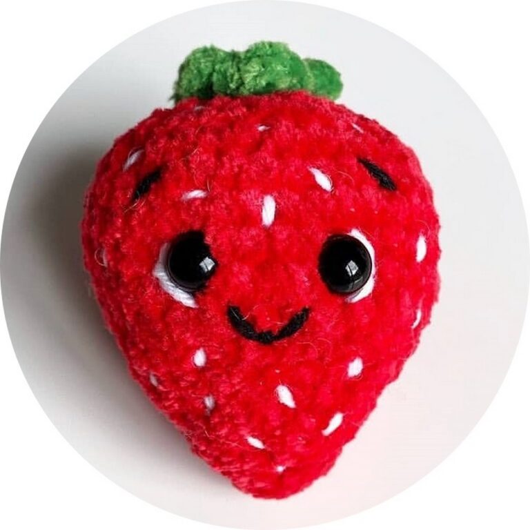 Crochet Strawberry Amigurumi Pattern