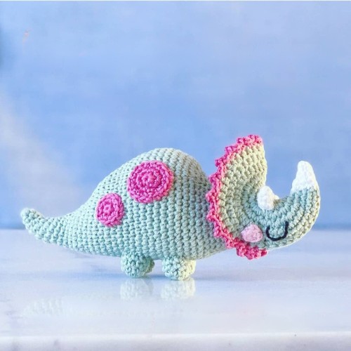 Crochet Triceratops Amigurumi Pattern