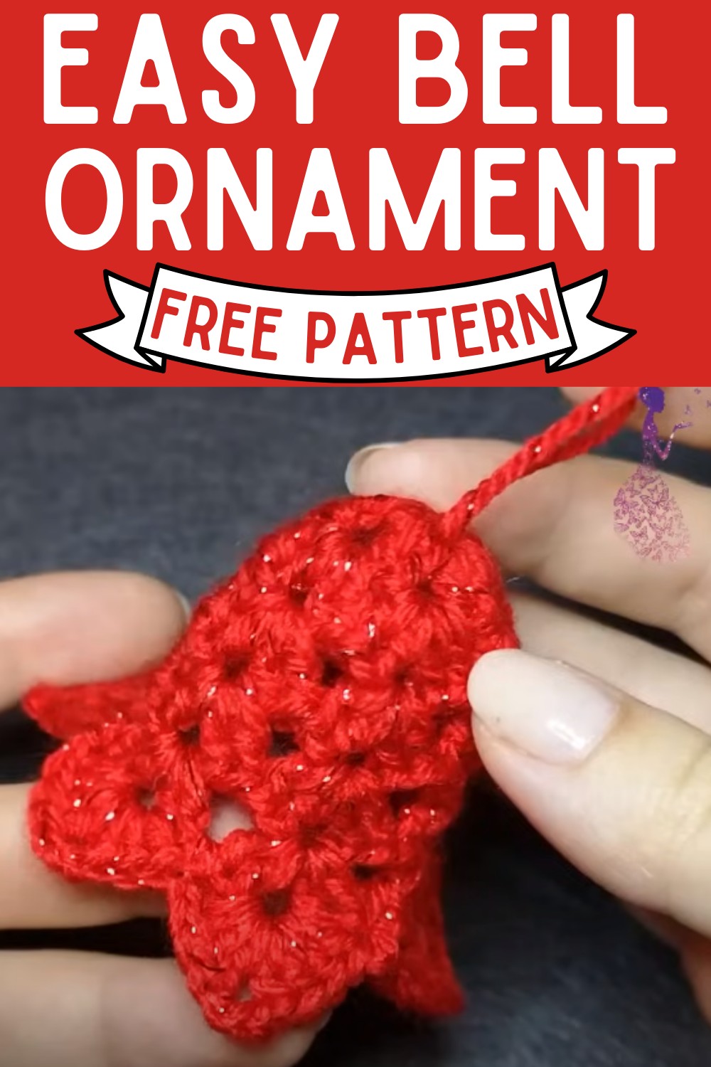 Bell Ornament Easy Tutorial