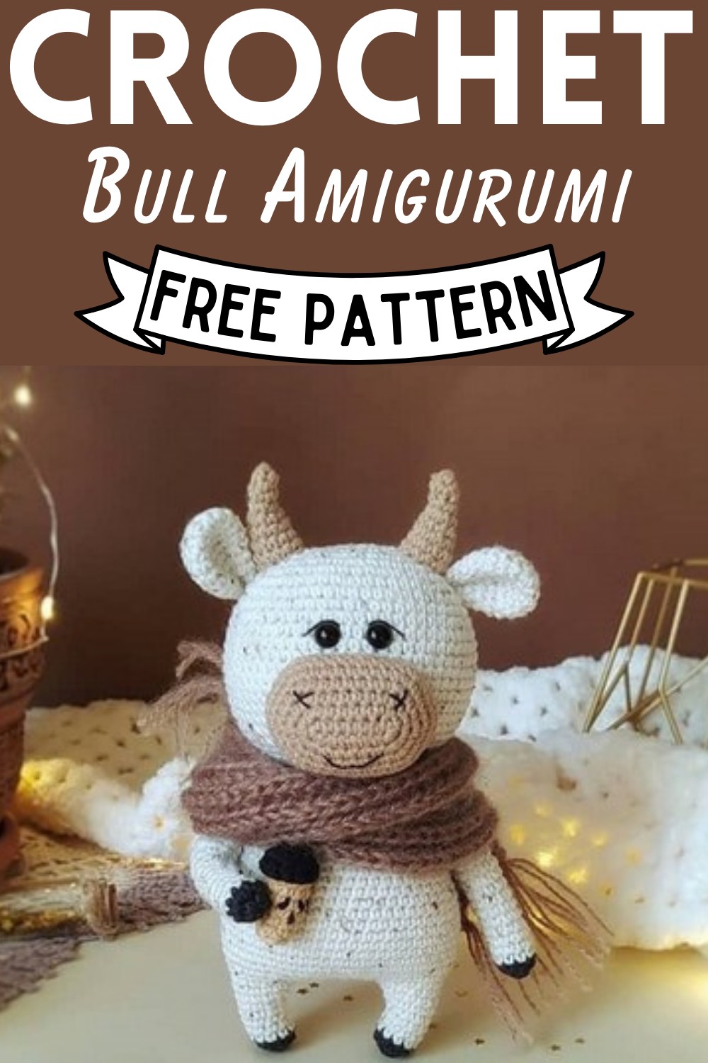 Crochet Bull Amigurumi Pattern