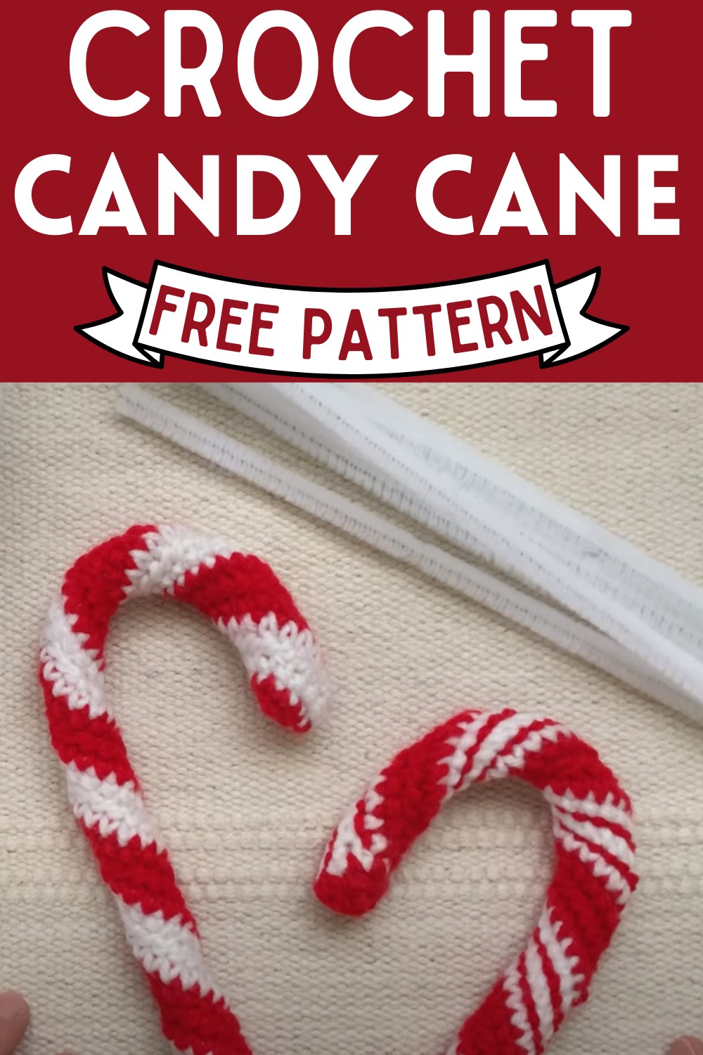 Crochet Candy Cane