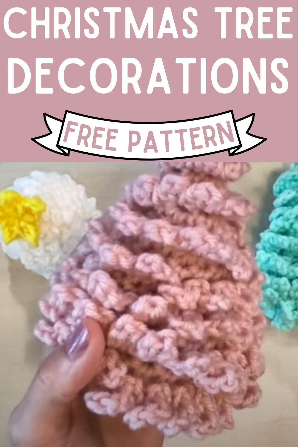 Crochet Christmas Tree Decorations