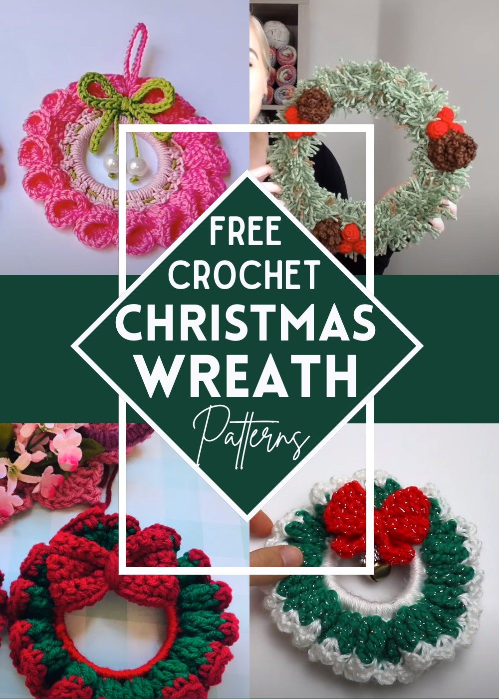 Crochet Christmas Wreath