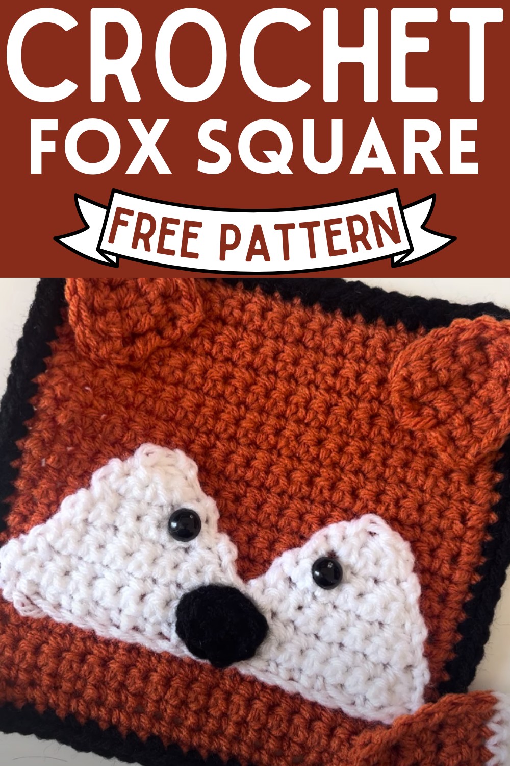 Crochet Fox Square