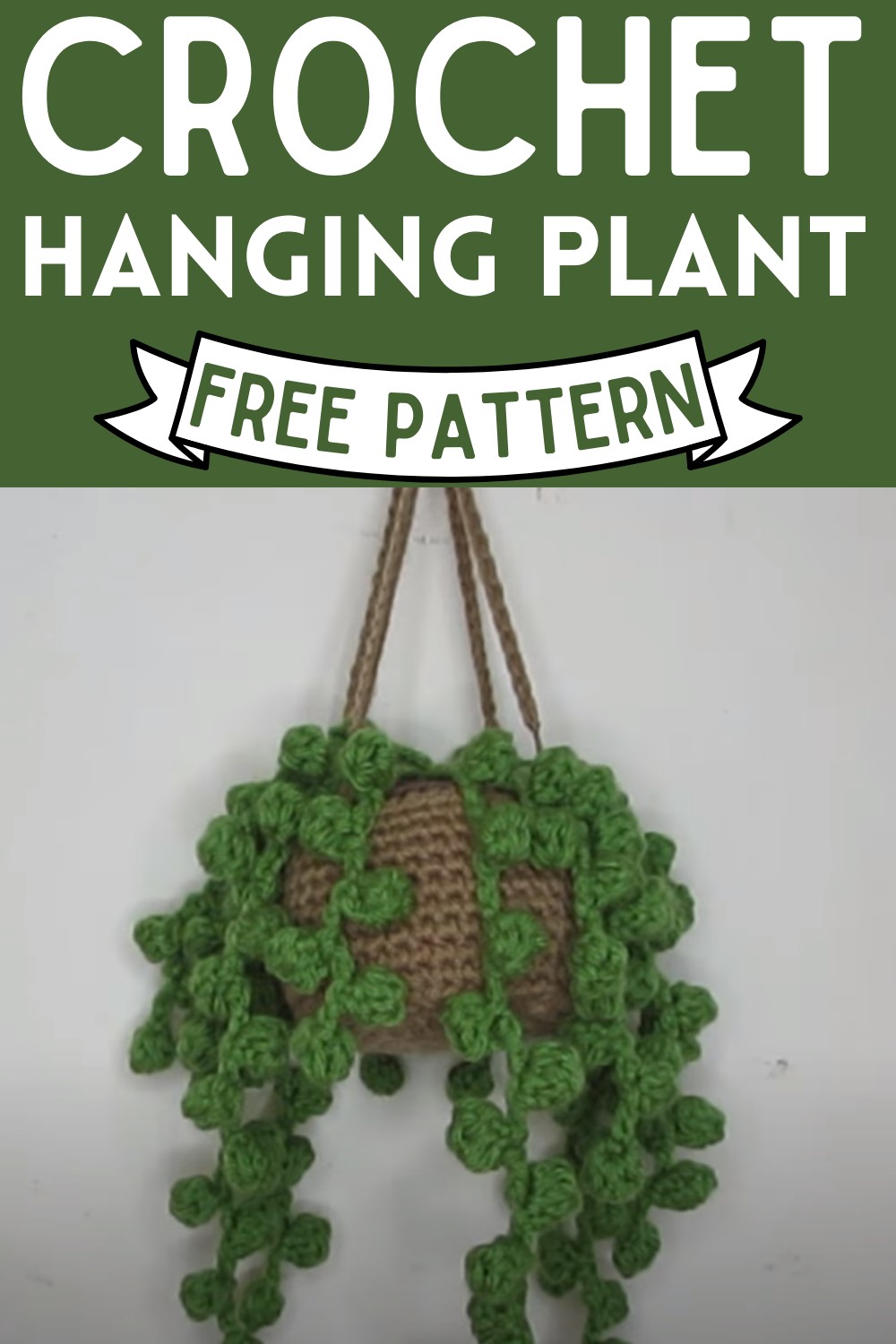 Crochet Hanging Plant