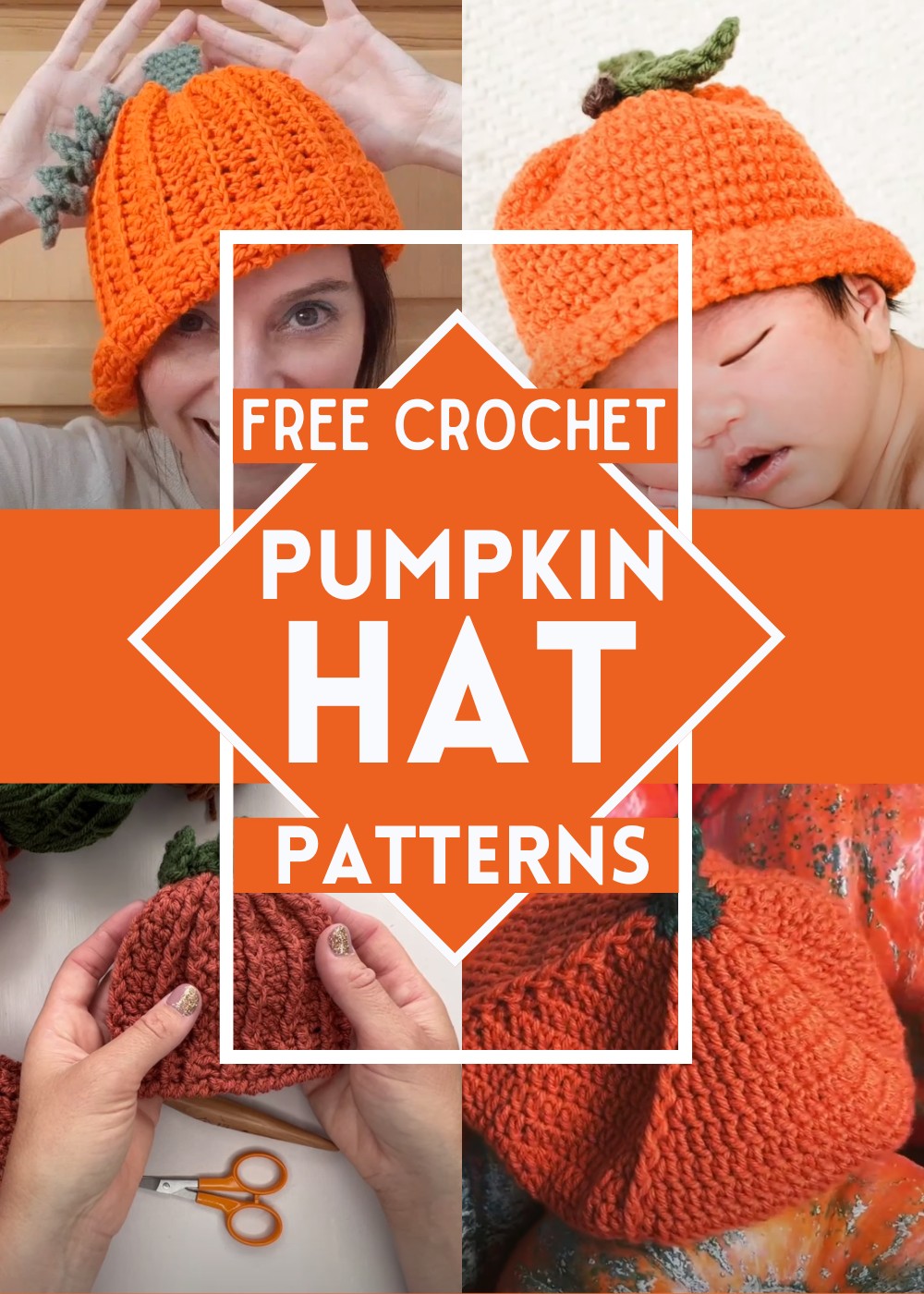 Crochet Pumpkin Hat Patterns