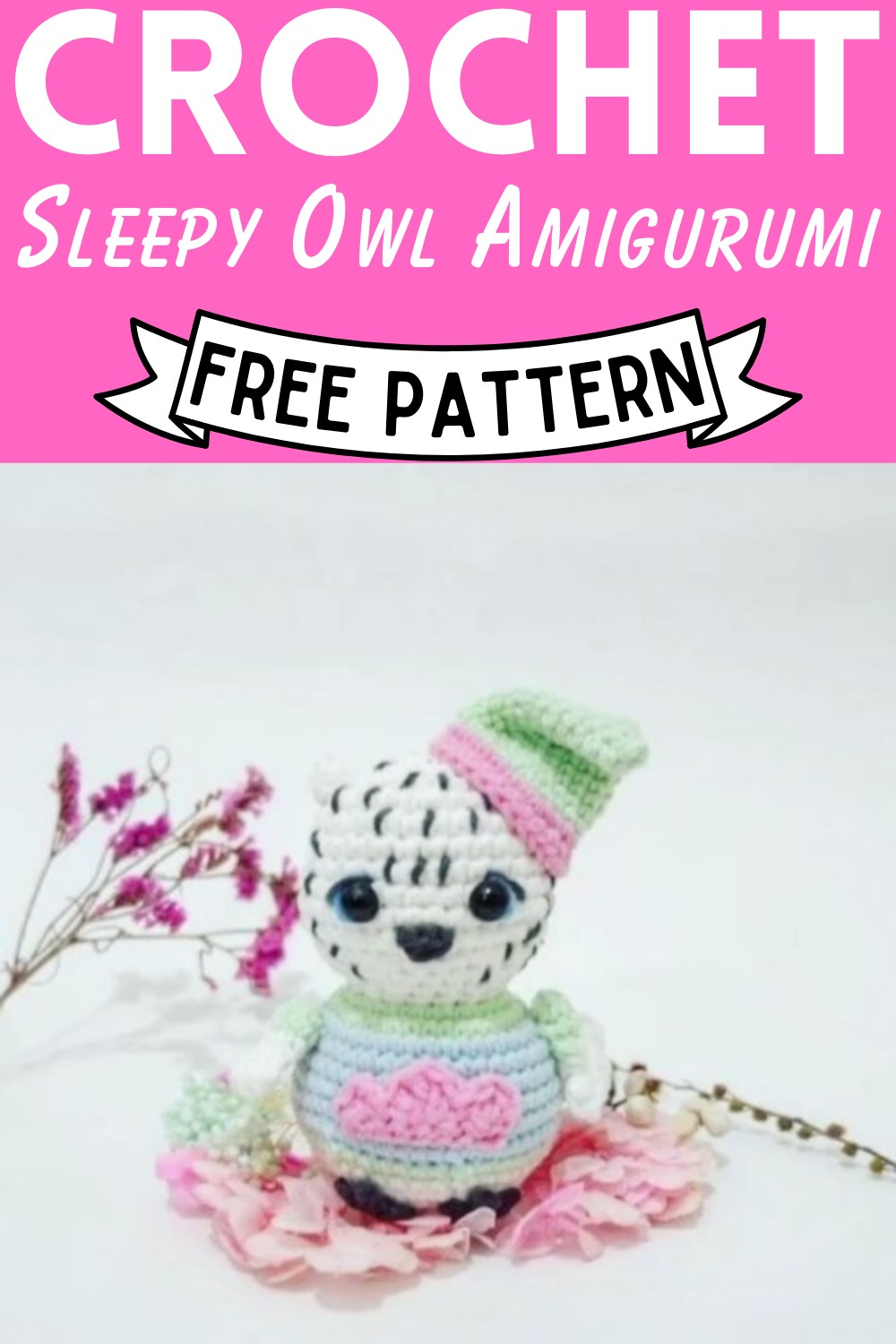 Crochet Sleepy Owl Amigurumi Pattern