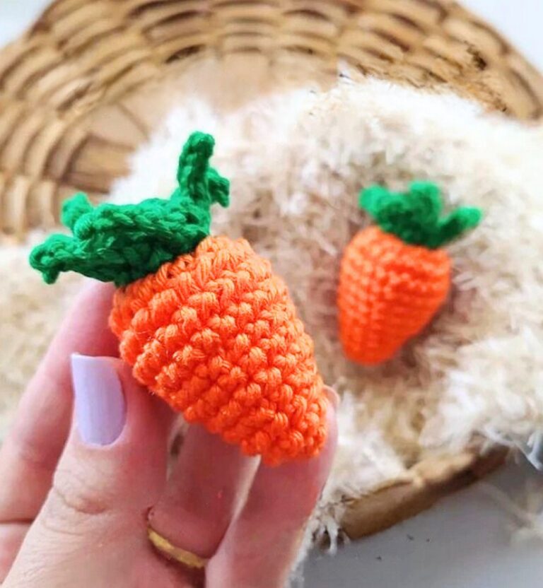Crochet Tiny Carrot Pattern