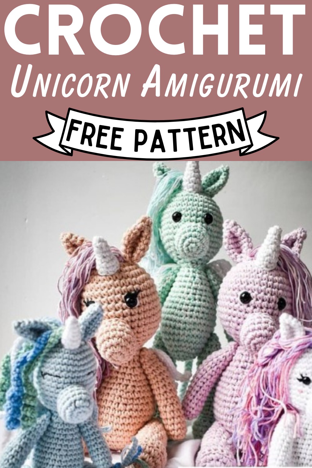 Crochet Unicorn Amigurumi Pattern