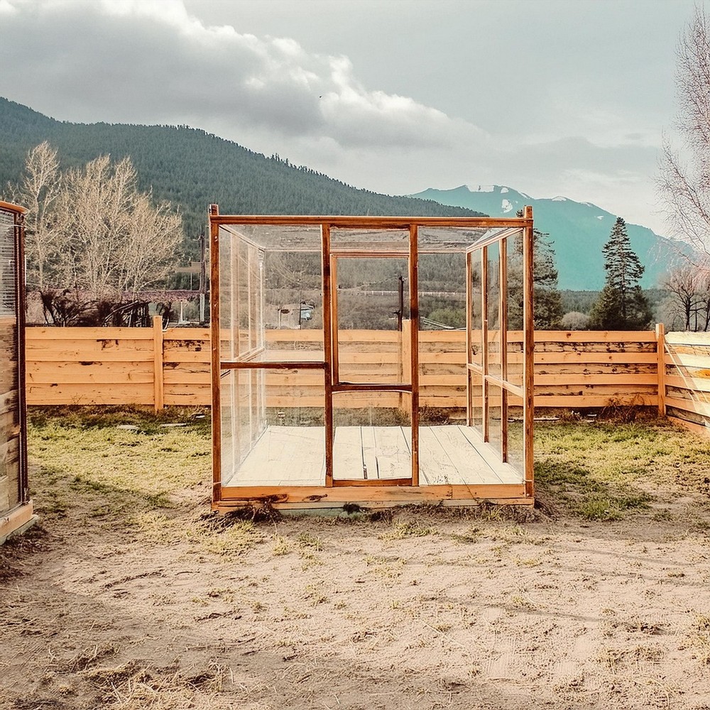 DIY Greenhouse Using old windows 3